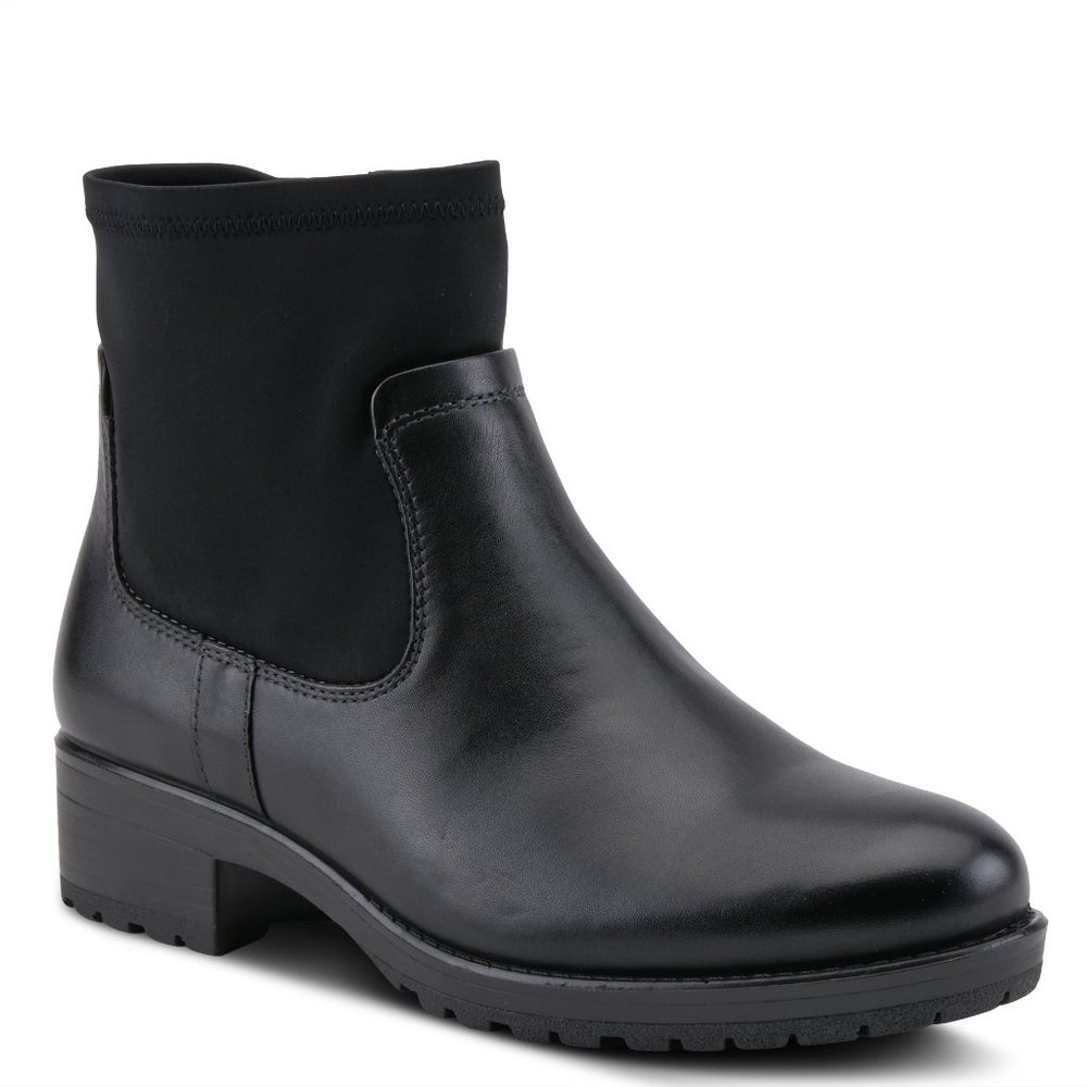 FLEXUS ALBHE BLACK BOOTS SIZE 8